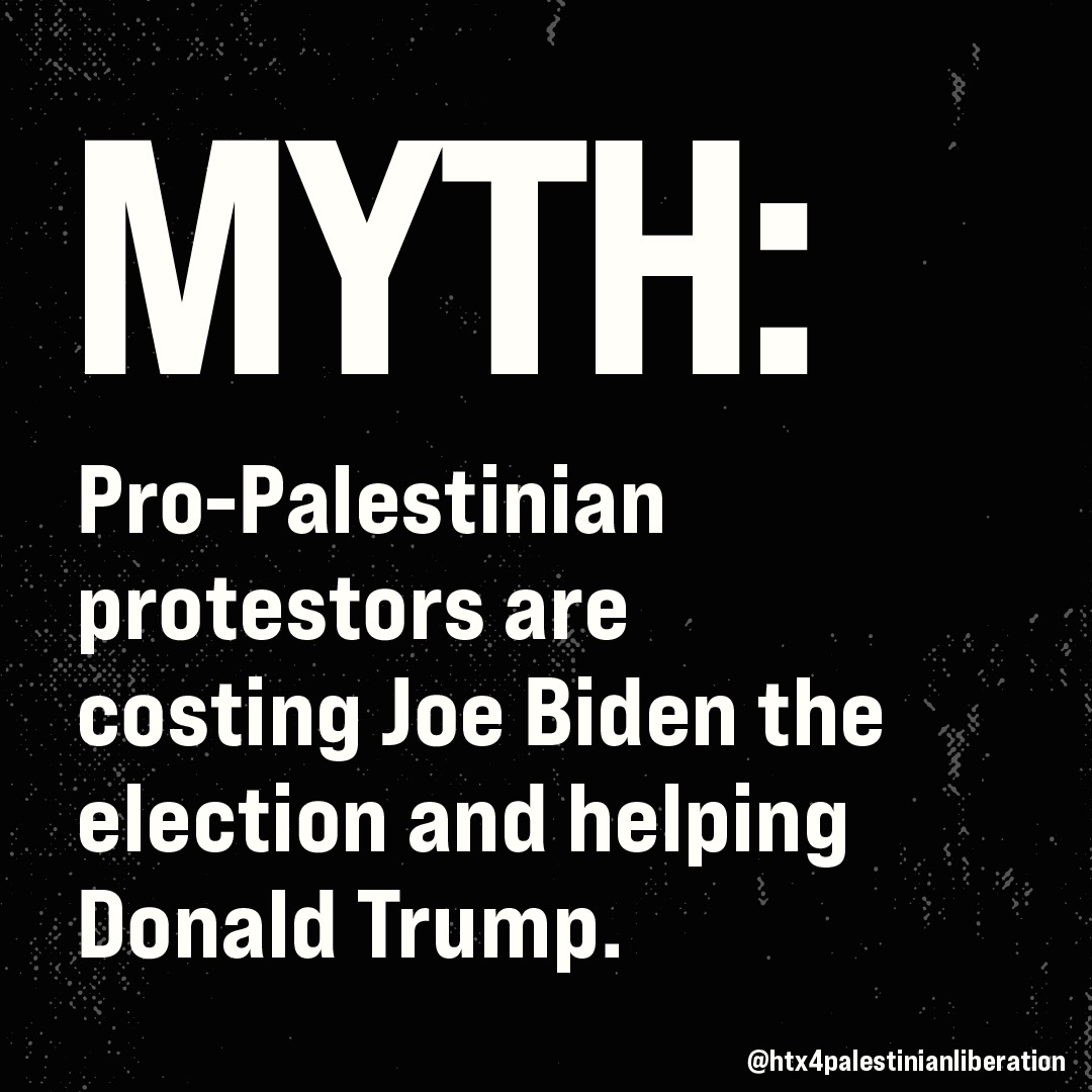 Are pro-Palestinian protestors are costing Biden the election?